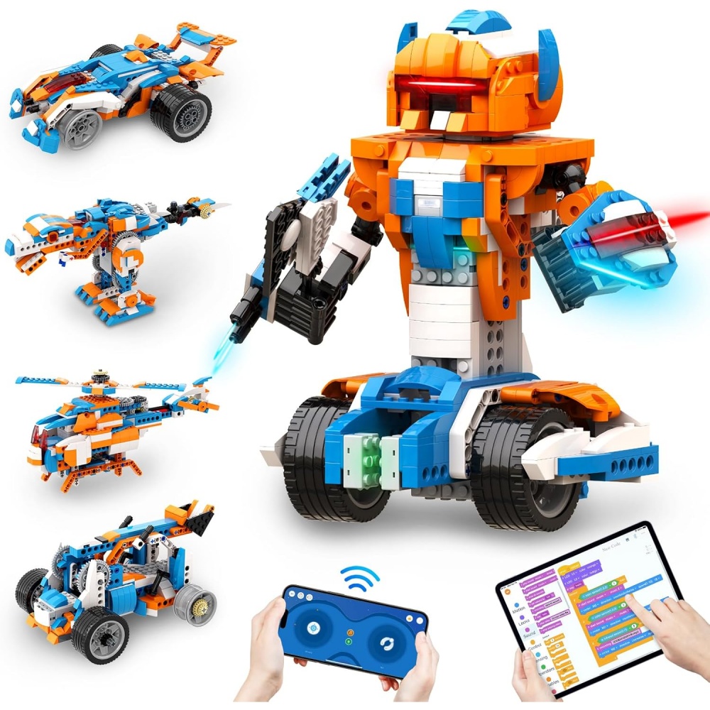 Office Tech Gifts - Modern STEM Robot Building Kit Tech