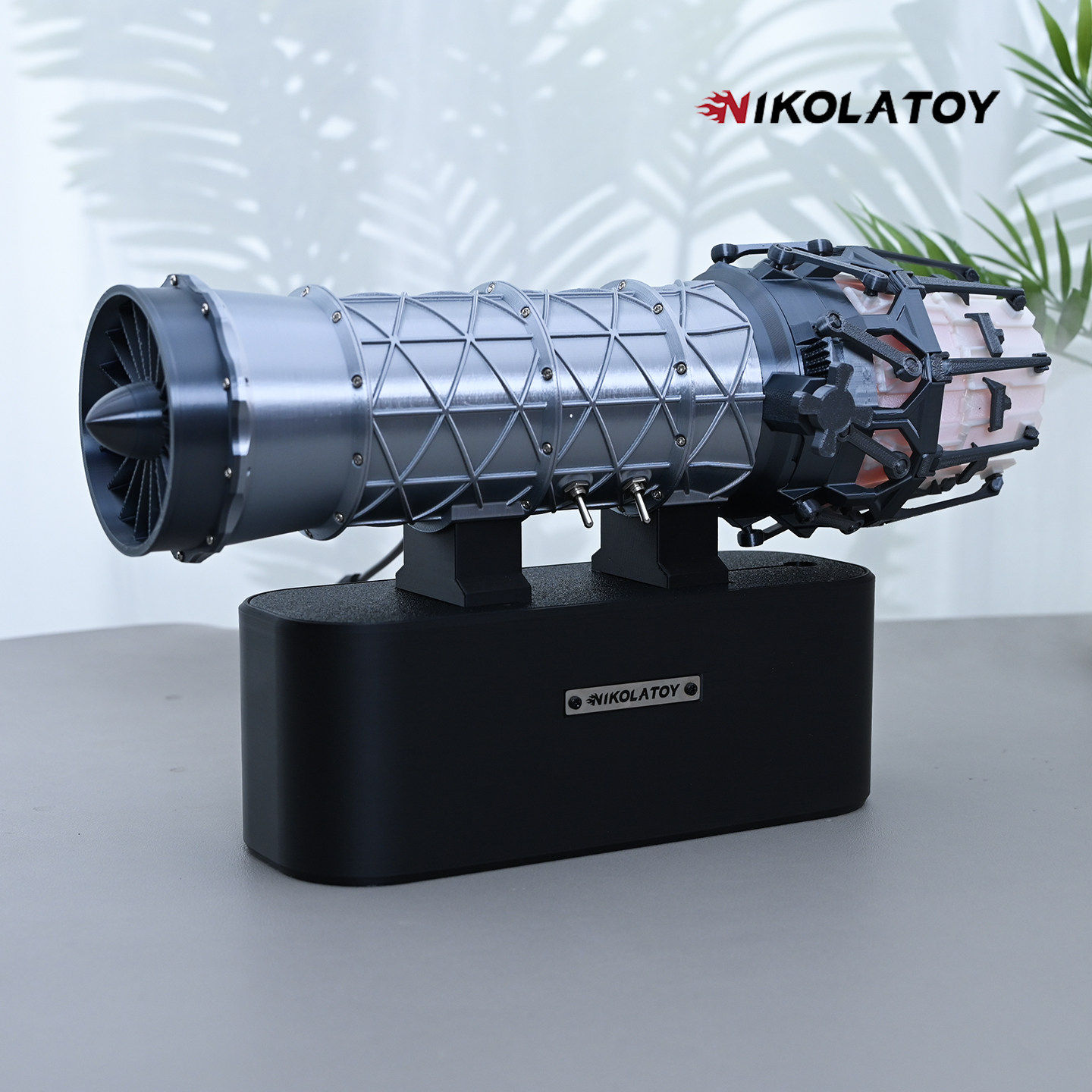 Office Tech Gifts - NIKOLATOY Turbofan Engine Model Vector Nozzle