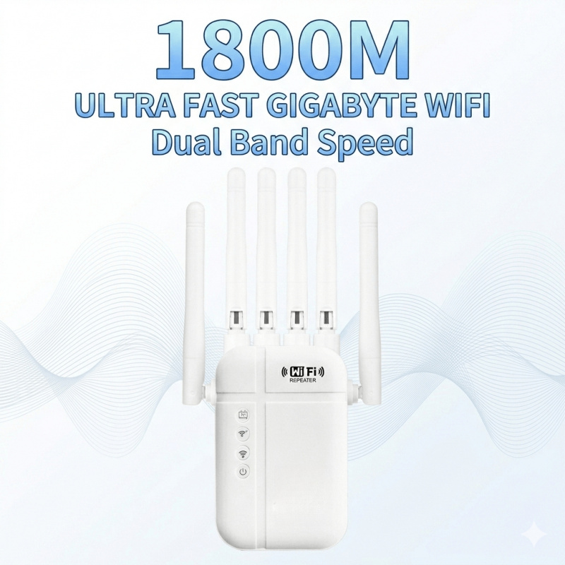 Wifi Range Extender - Regaton WiFi 6 Extender 1800Mbps Dual