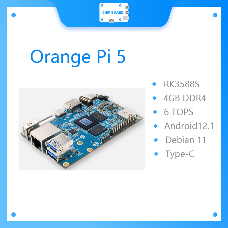 Gigabit Network Card - Cam Pi 5 4GB RK3588S,PCIE Mô