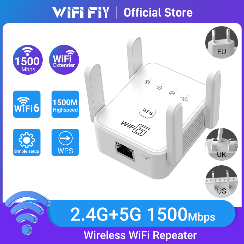 WIFI6 1500Mbps 5Ghz Wireless W - đánh giá và giá Wifi Range Extender