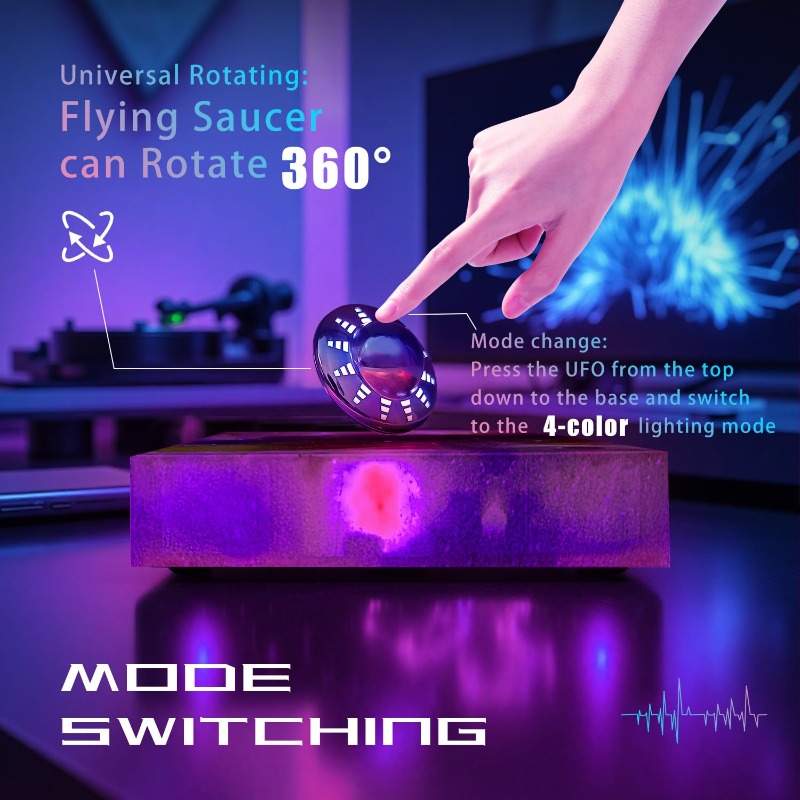 Levitating UFO Lamp Floating 3 - đánh giá và giá Office Tech And Gadgets