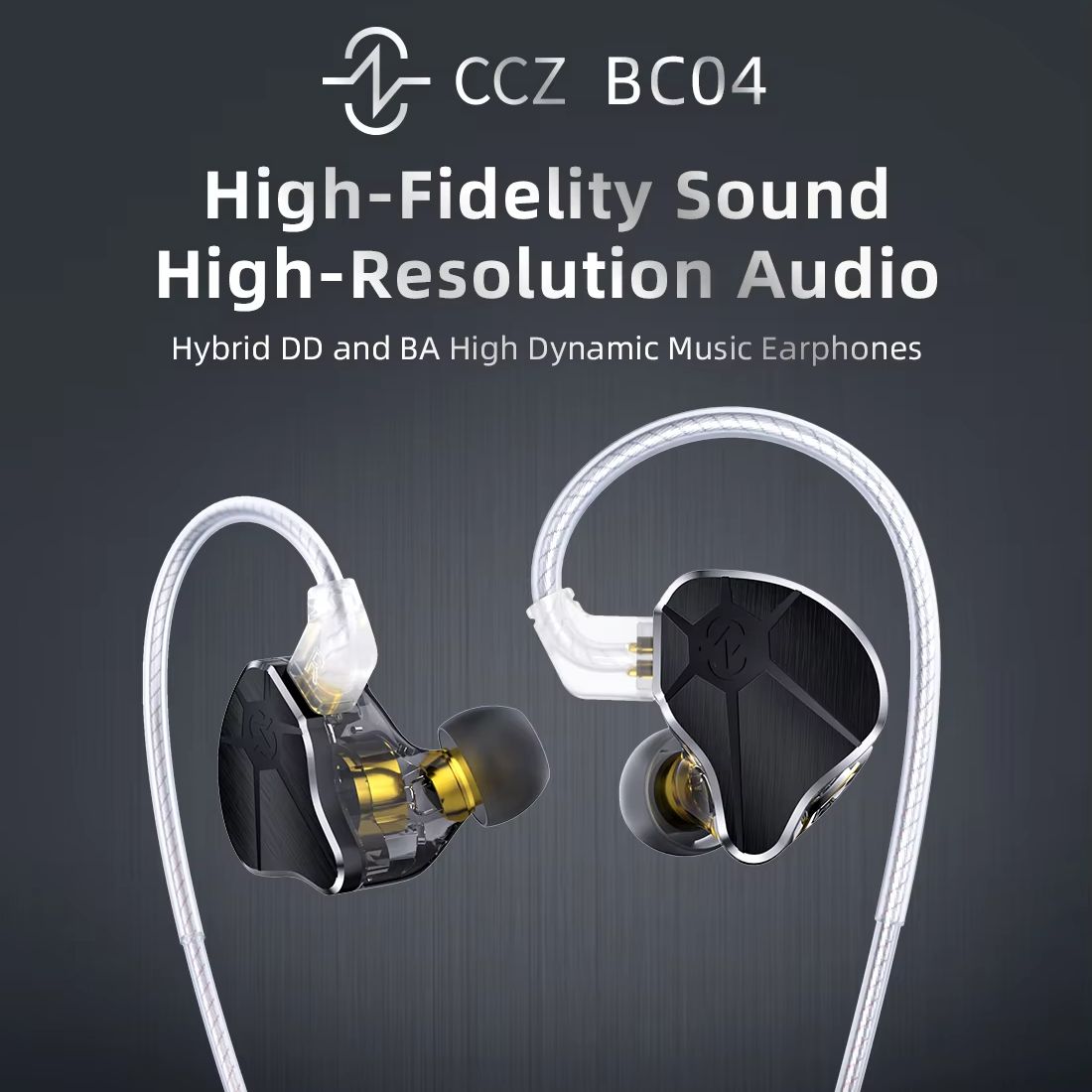 CCZ BC04 1DD+1BA Hybrid IEM He - đánh giá và giá Office Work Tech