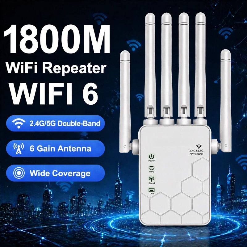 AX1800 WiFi 6 Extender Dual Ba - đánh giá và giá Wifi Range Extender