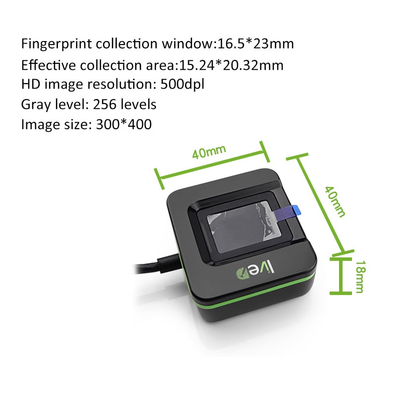 20R Quang Học Quét Vân Tay Đầu - đánh giá và giá Fingerprint Reader Usb
