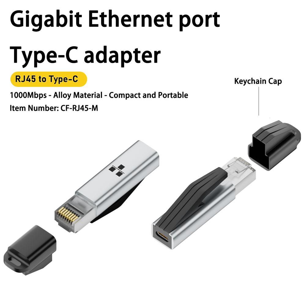 Type C to Ethernet Adapter 100 - đánh giá và giá Gigabit Network Card