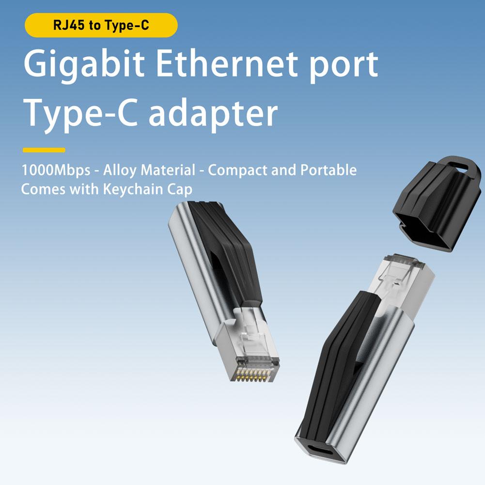 Type C to Ethernet Adapter 100 - đánh giá và giá Gigabit Network Card