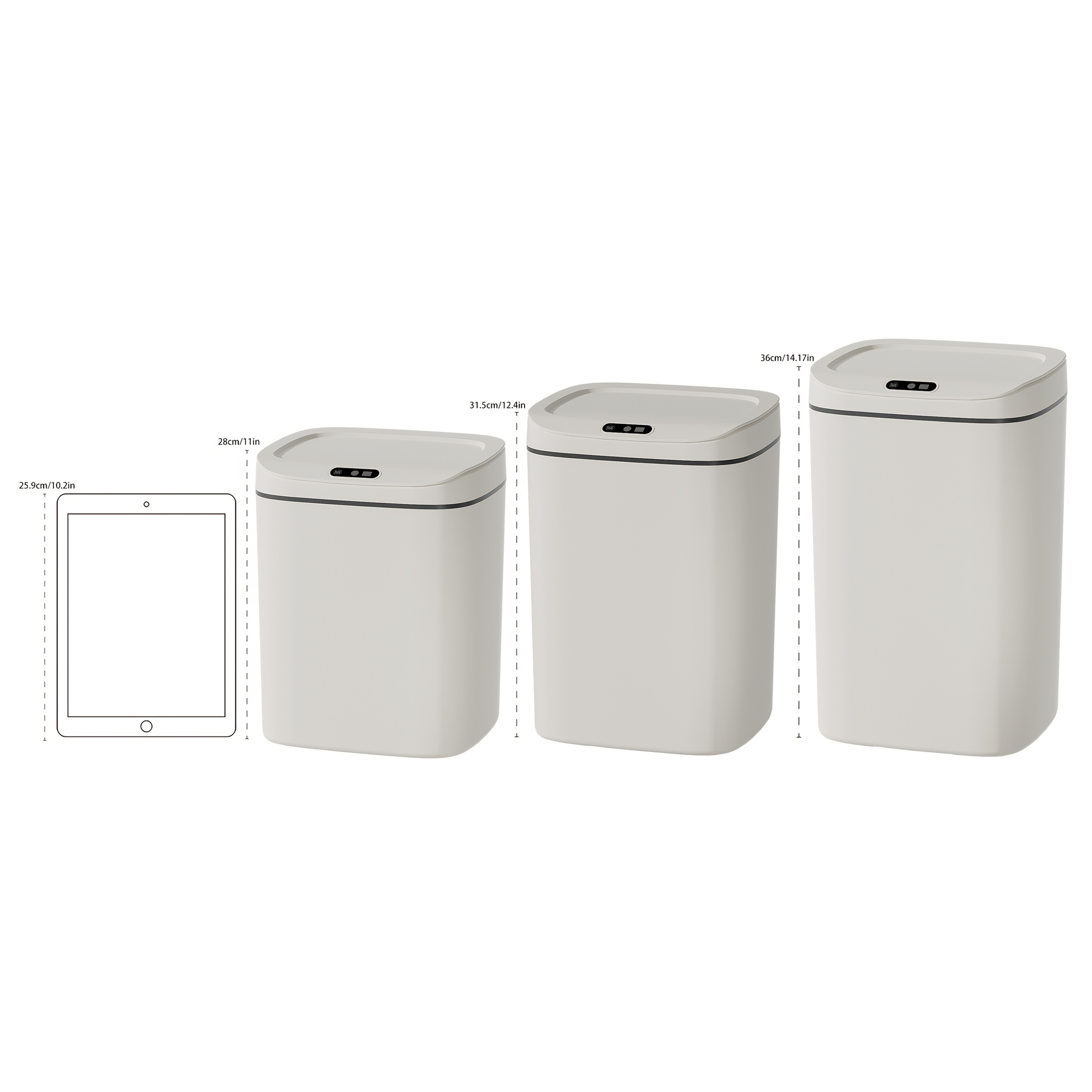 Hands-Free Smart Trash Can wit - đánh giá và giá Office Work Tech