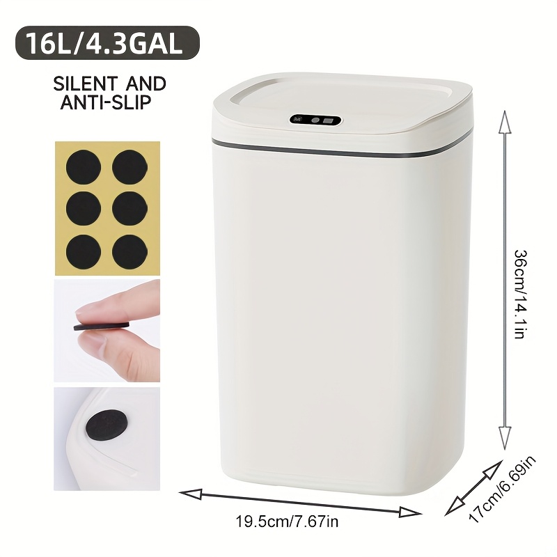 Hands-Free Smart Trash Can wit - đánh giá và giá Office Work Tech