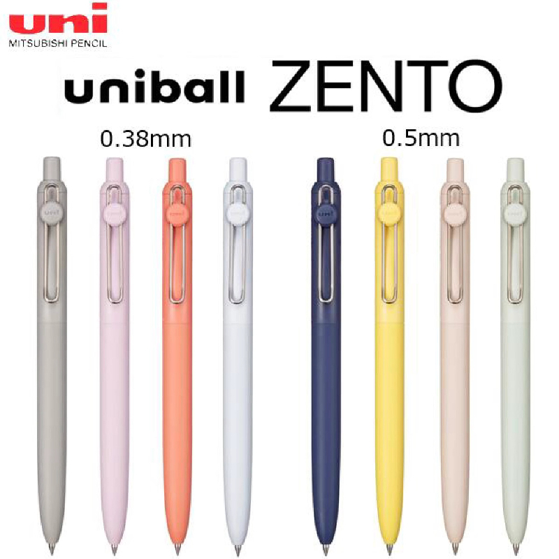 Uni-ball ZENTO Gel Pen 0.38mm/ - đánh giá và giá Office Work Tech